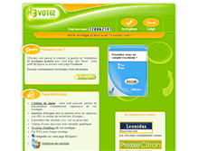 Tablet Screenshot of 123votez.com